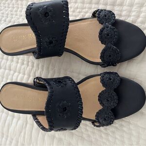 Jack Rogers Women's Navy Sandals Size 8.5